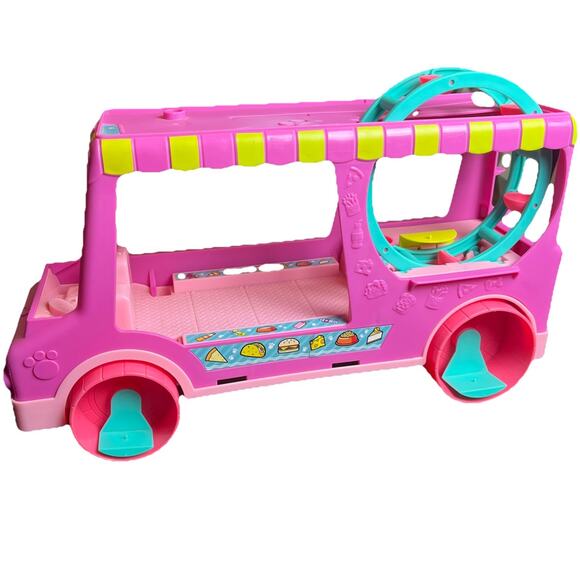 Hasbro 2017 Littlest Pet Shop Treats Truck Pink No Pets In Used Condition As Is - Picture 1 of 13